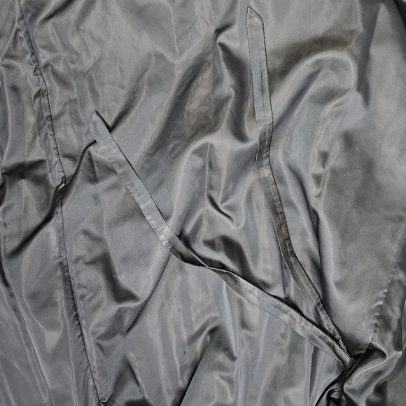 Authentic Real Mink Fur Coat Deep Chocolate Brown Long Length Large Glam Luxe - Picture 13 of 16